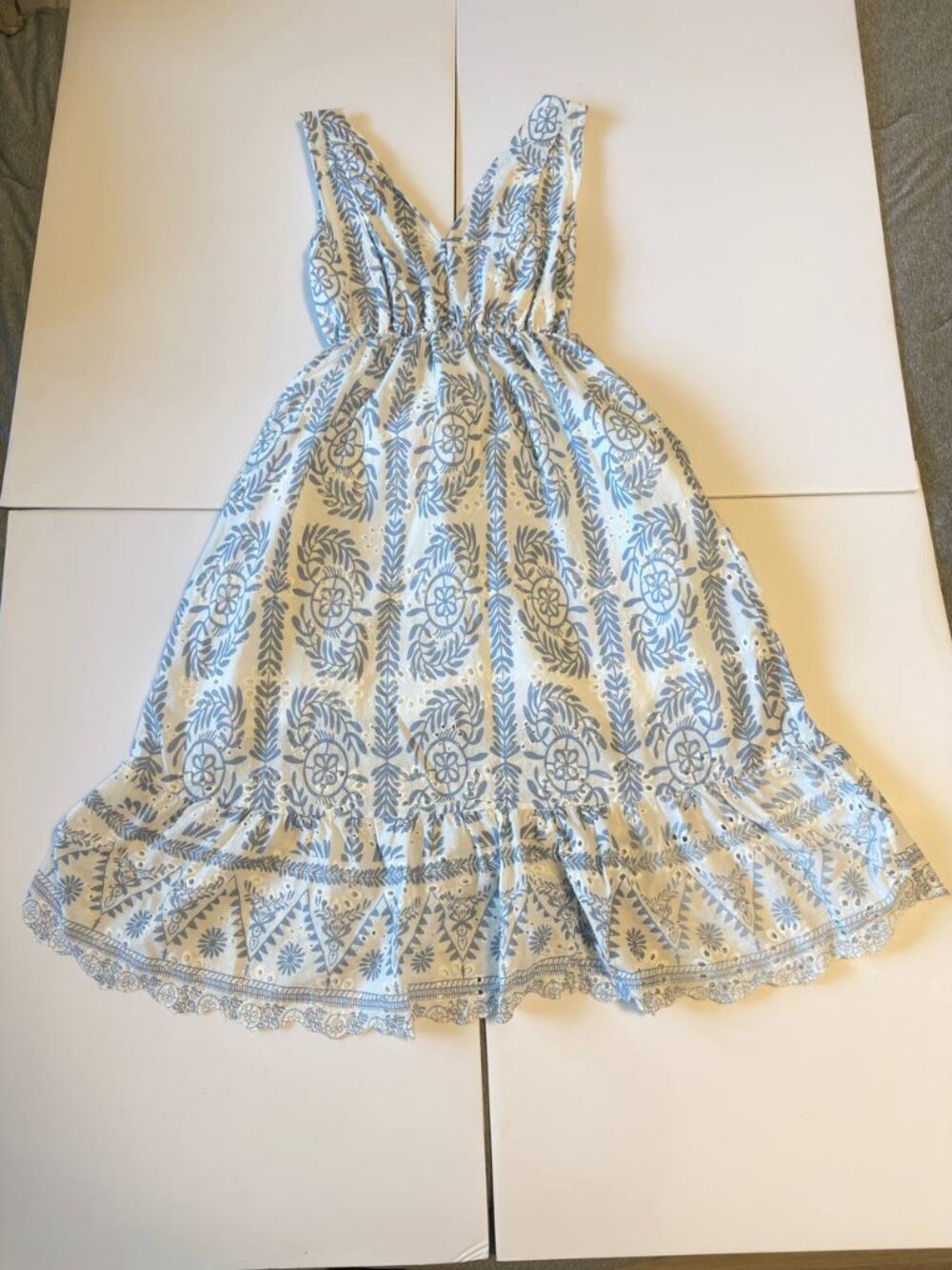 Luisa Perla Made in Italy Eyelet Cotton Dress – Women’s XL - Picture 2 of 13